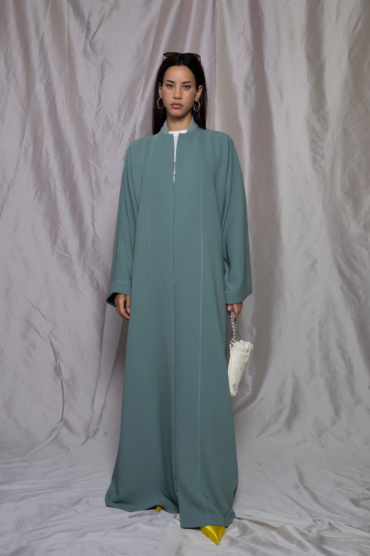 the daily button down - mint green