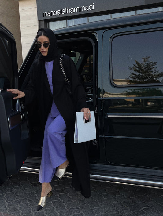 the daily metallic blazer - abaya