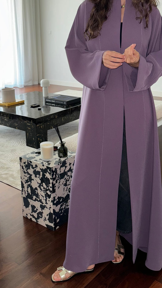 the daily button down - powder purple