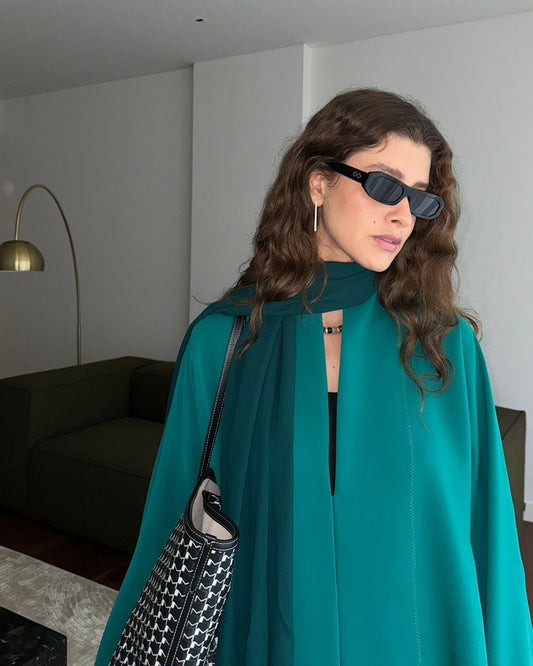 the daily button down - deep teal