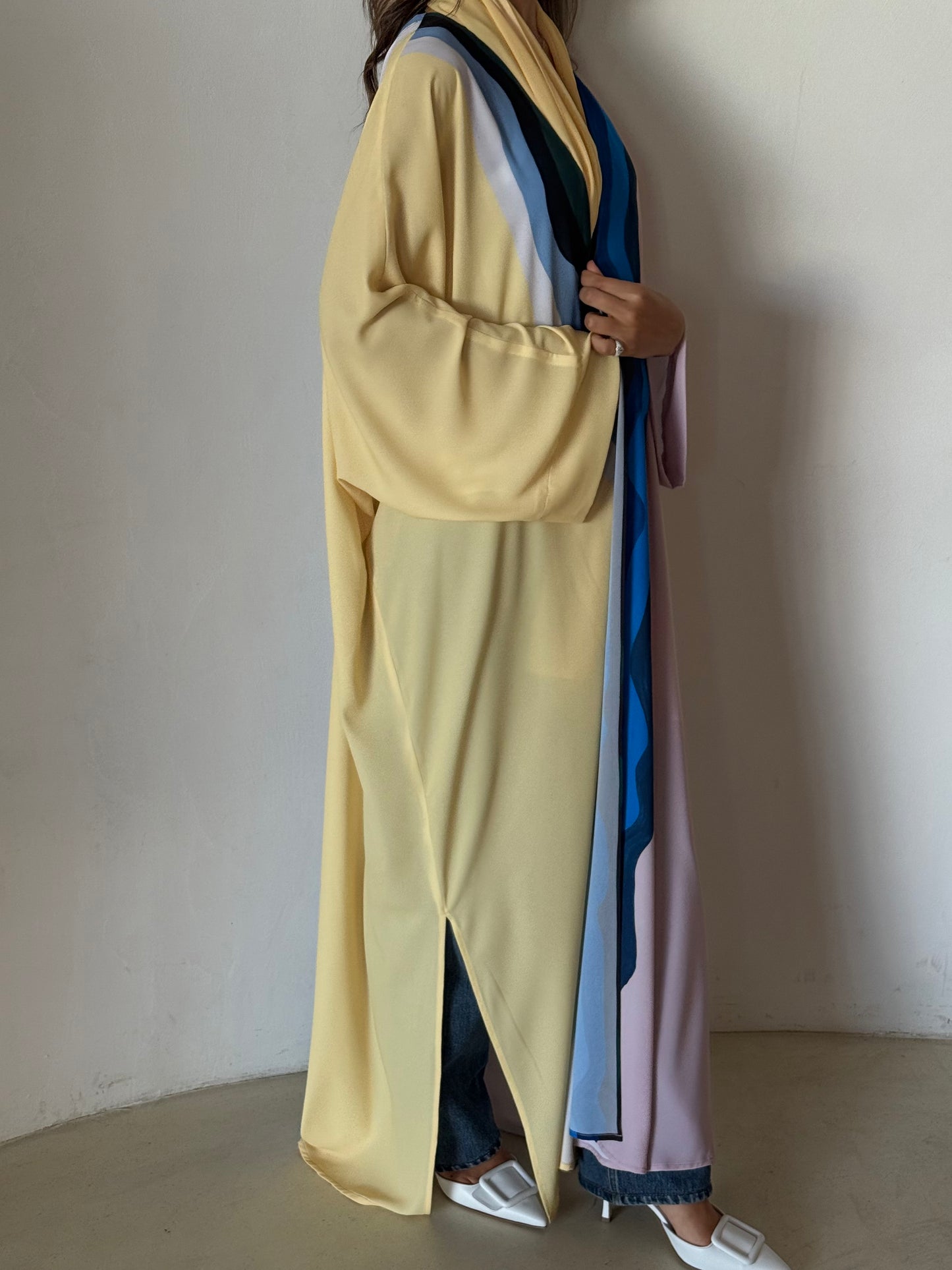 the paint strokes abaya - light edit