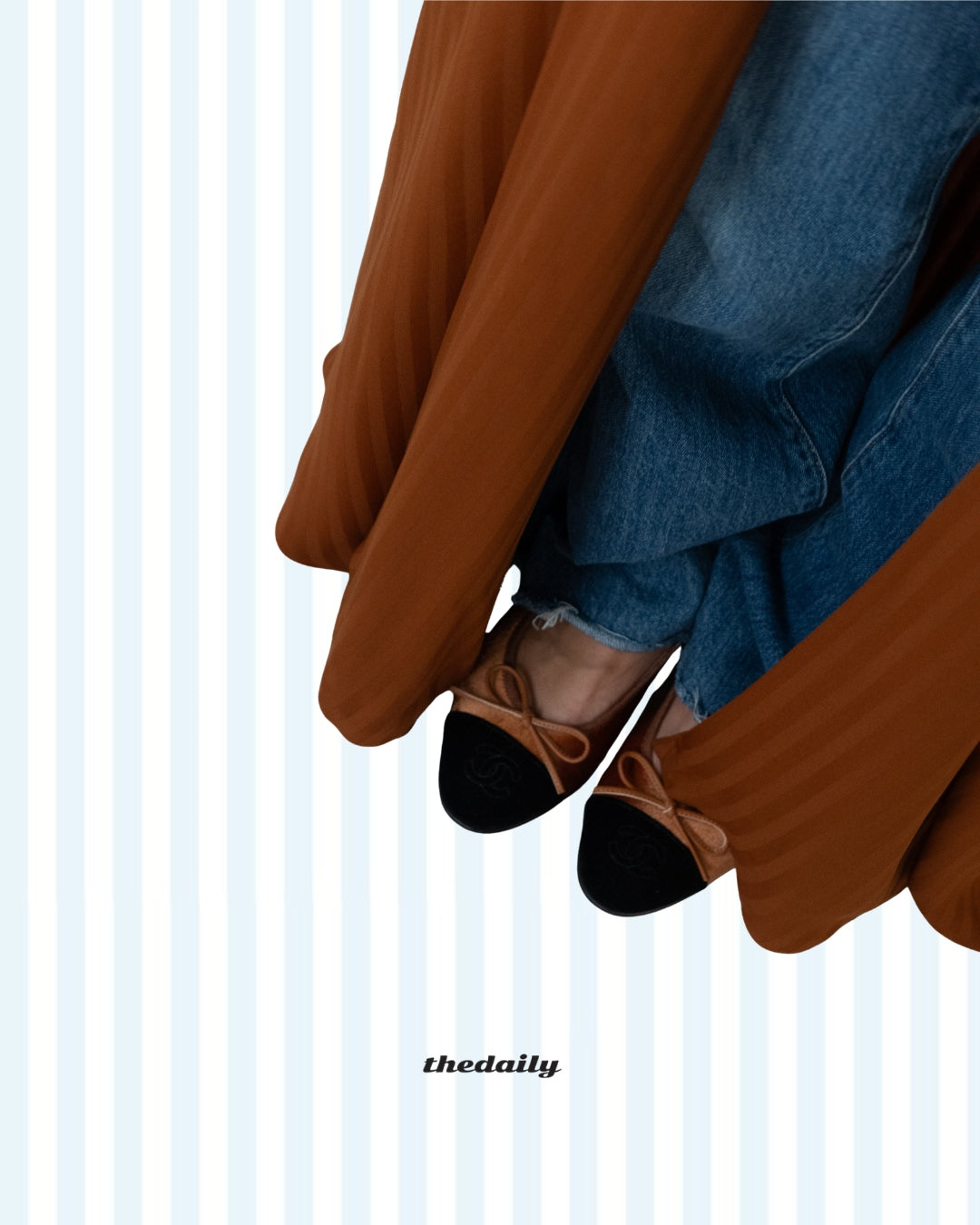 the matte lines abaya - burnt orange